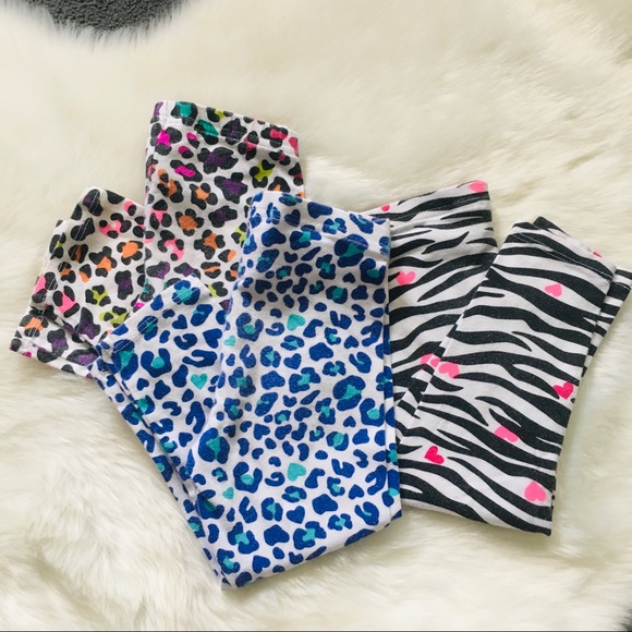 3 pack jumping beans baby girl leggings - Picture 2 of 8